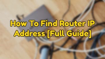 how to find router ip address
