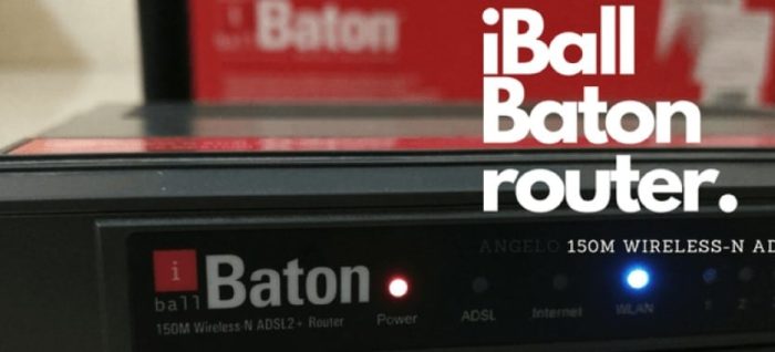 iBall baton router