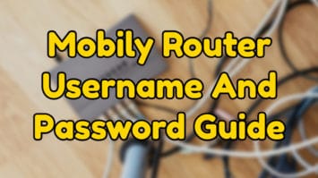 mobily router username and password