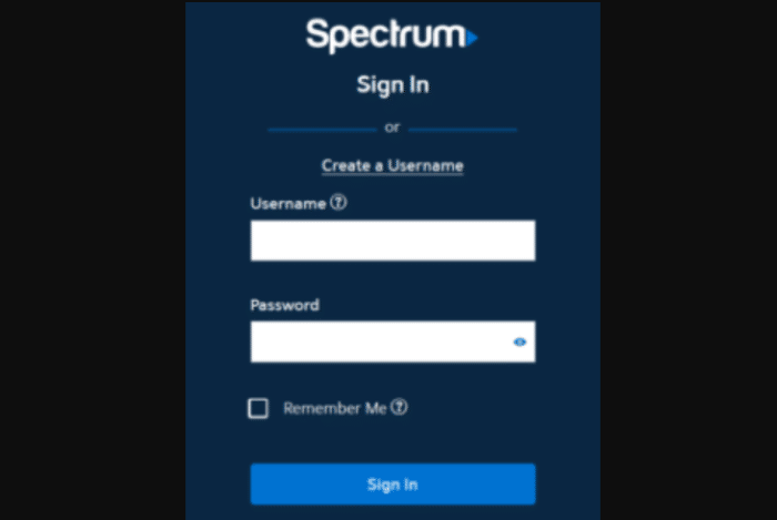 log into your spectrum account
