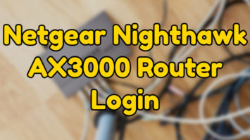 Netgear Nighthawk AX3000 Router Login