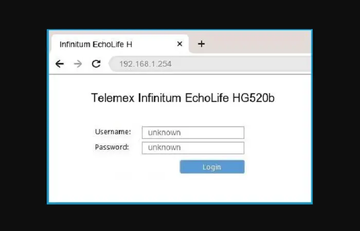 the first login method for mi telmex login