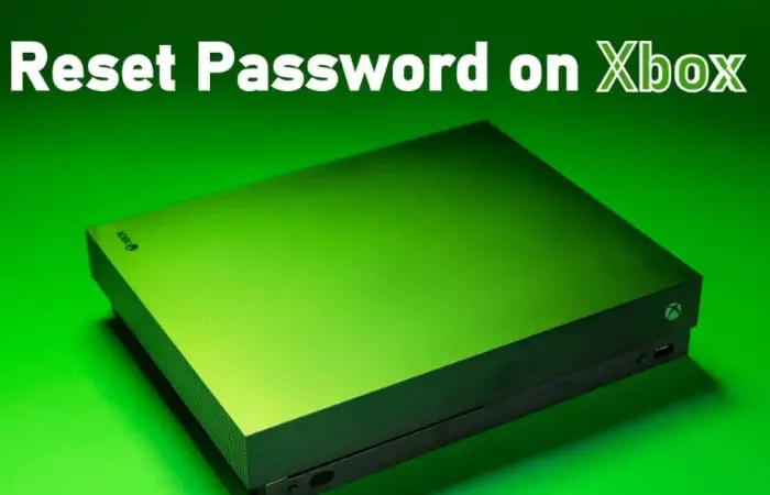 change xbox password
