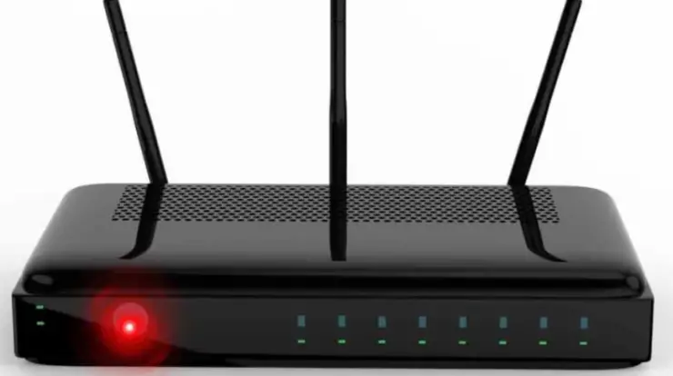 red light on spectrum router