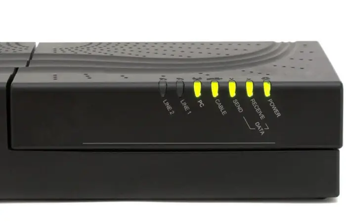 cable modem queries the network interface for the time of day