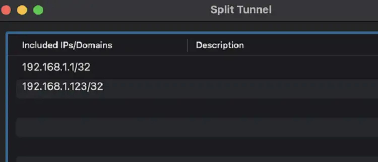 split-tunnel