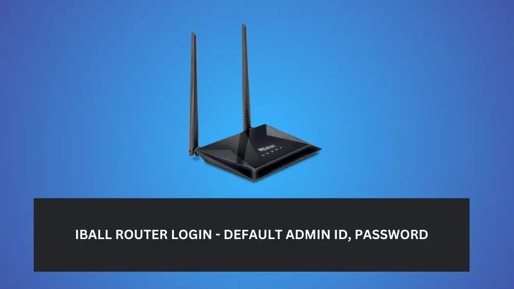 iball router login