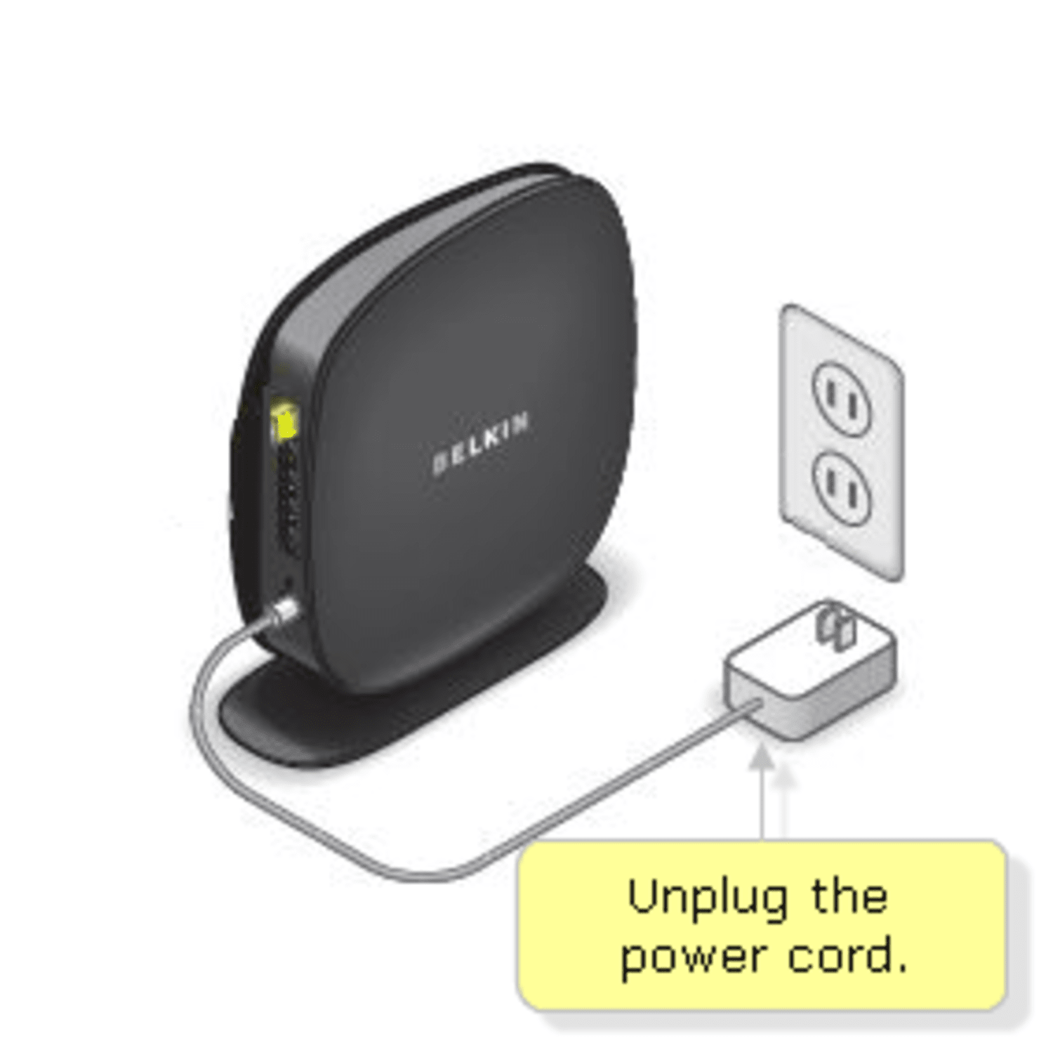 unplug the cord
