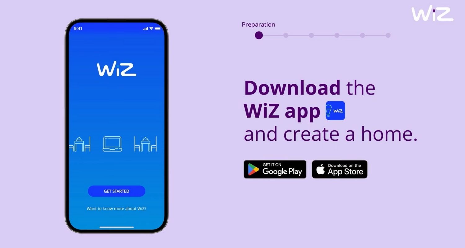 downloading wiz app on phone