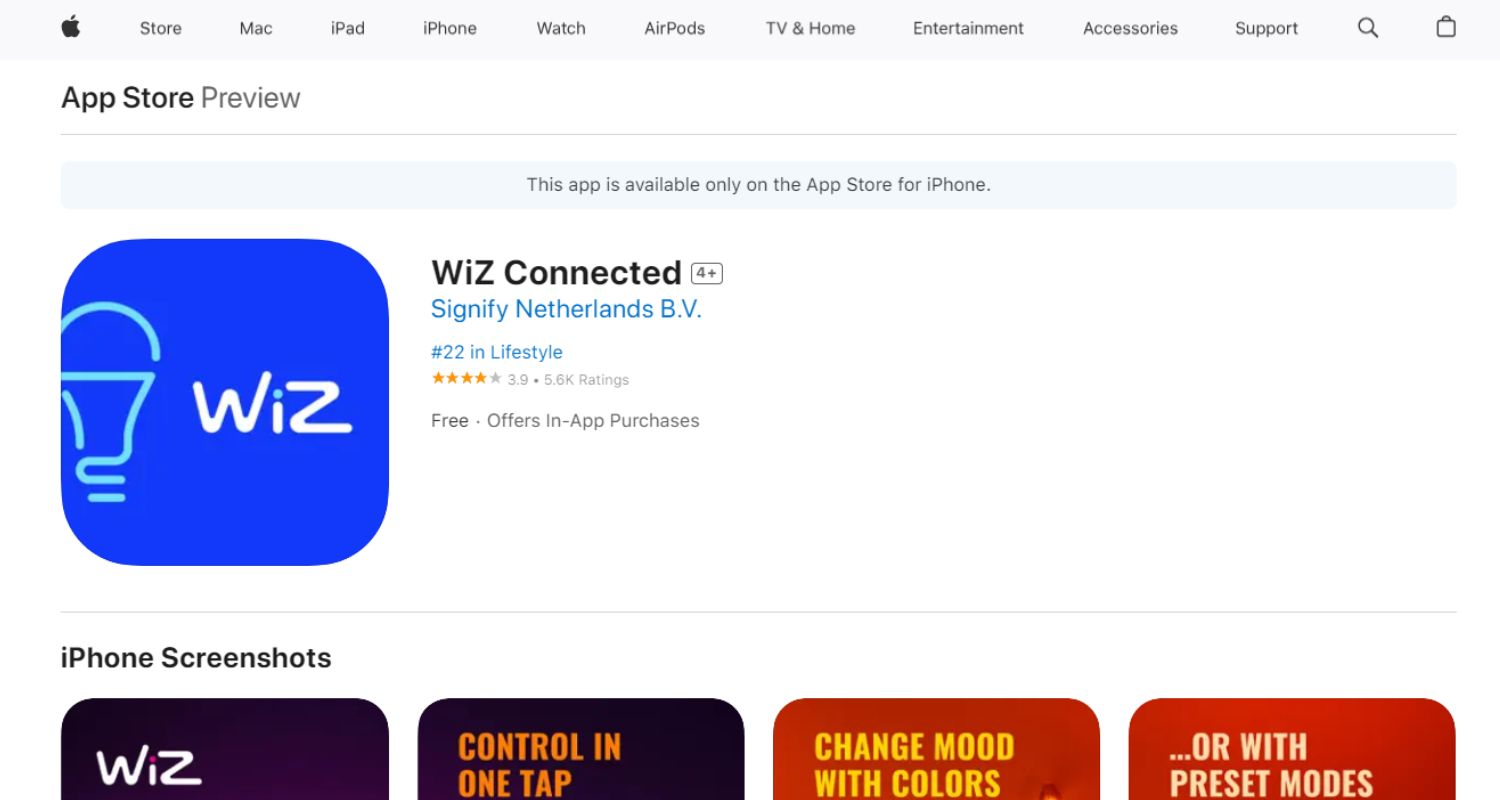 wiz application on app store